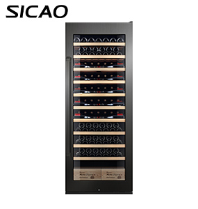 SICAO 680L Nuovo armadio compressore frigorifero per vino rosso con porta in vetro